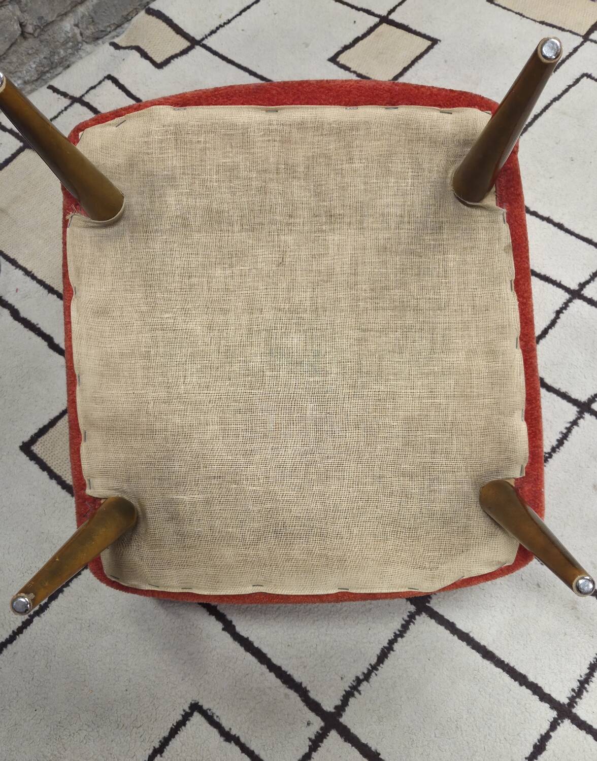 Pair of cocktail armchairs 1960