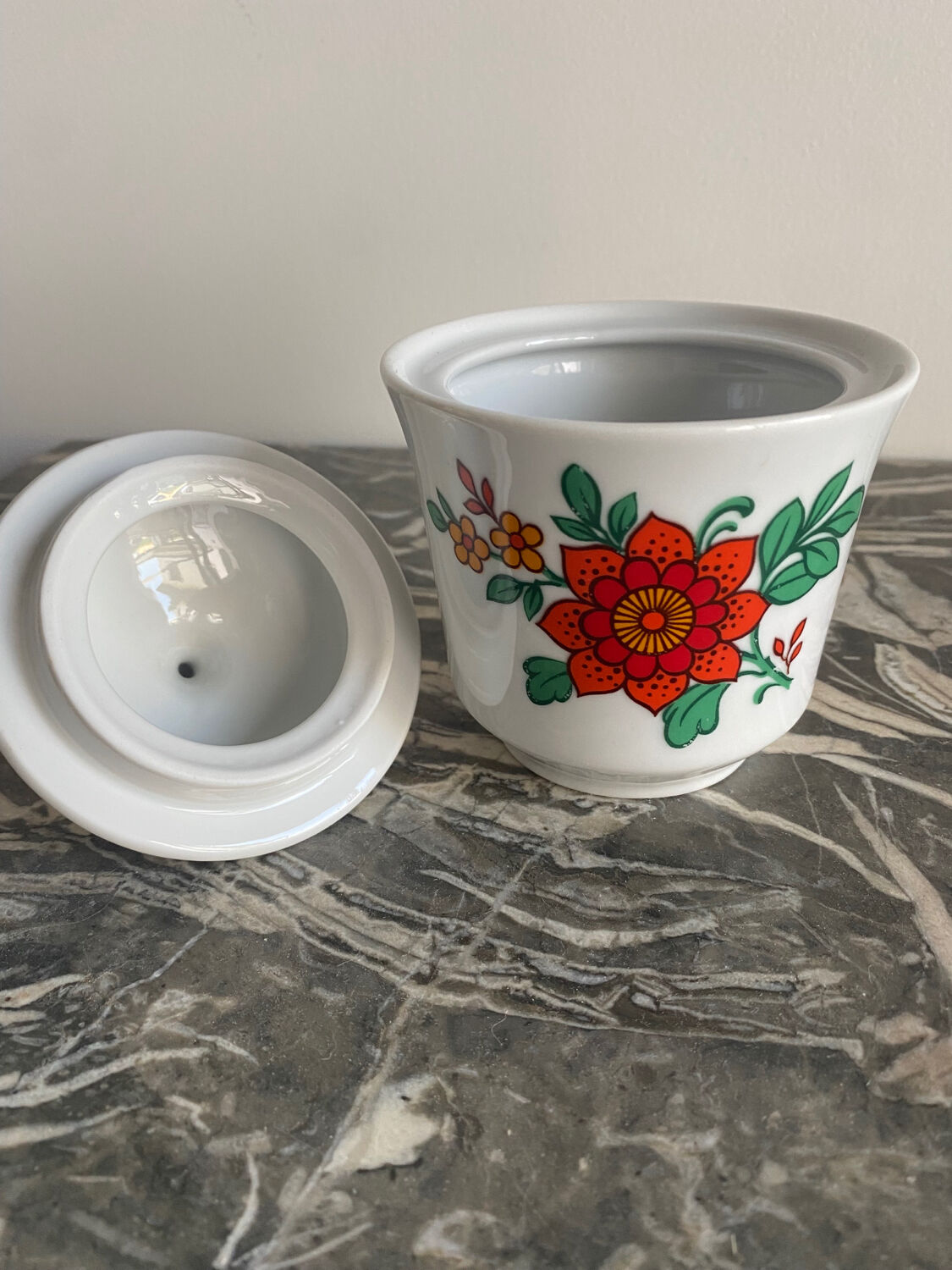 Vintage sugar bowl from the 70s