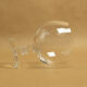 Lot 4 glasses with crystal foot Lalique Argos art deco 1930
