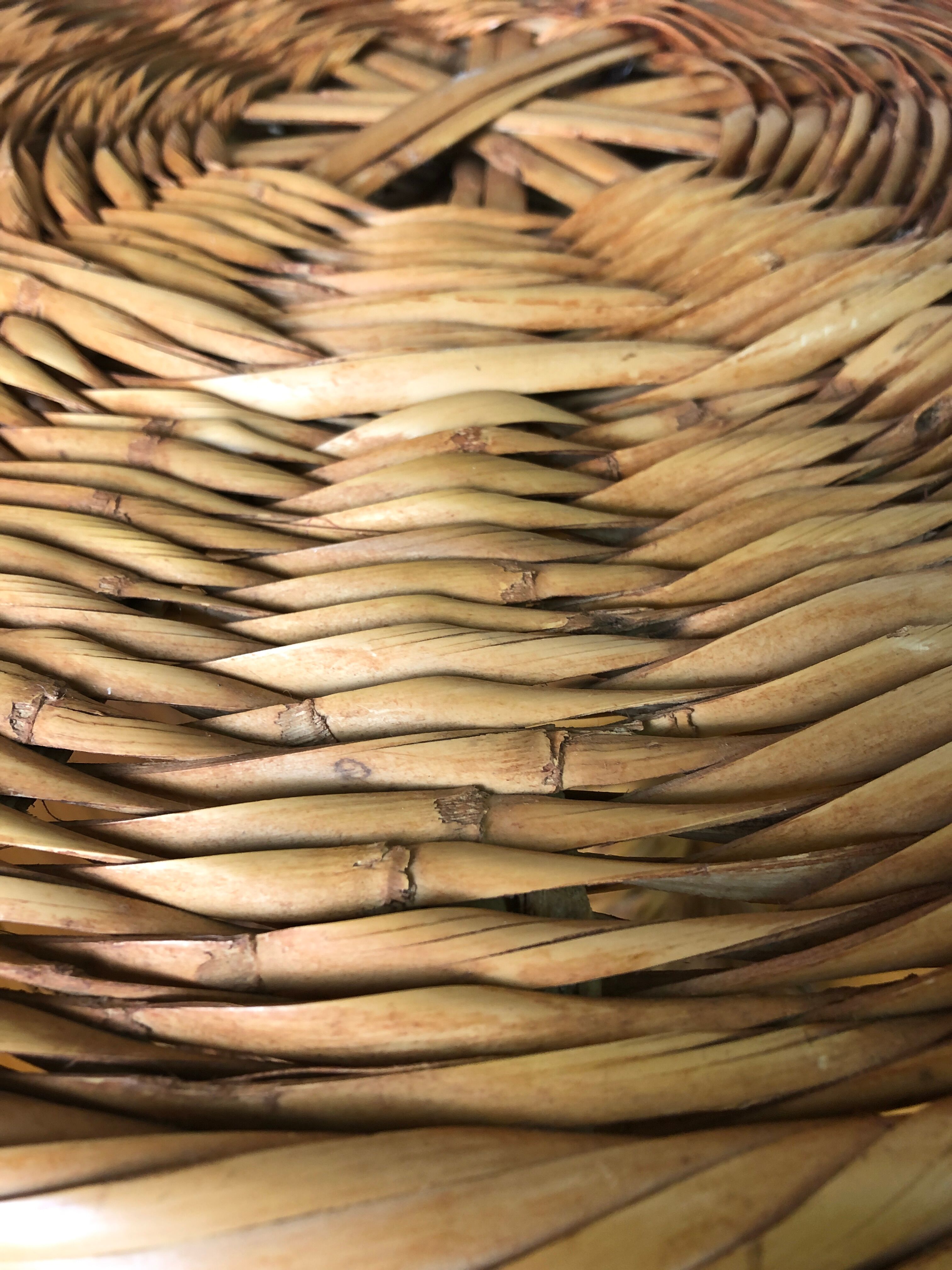 Coffee table in natural fibers 60s