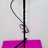 Ashtray on foot in artisinal wrought iron handmade vintage