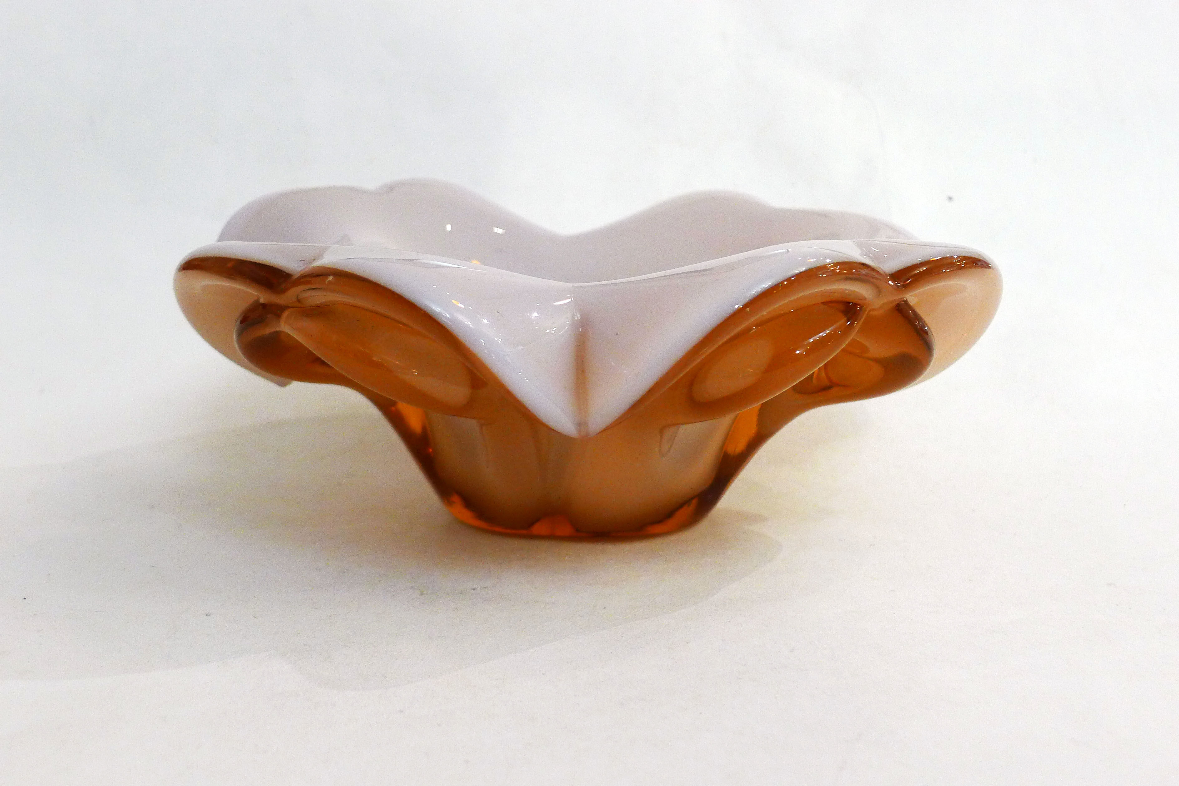 Sommerso Flower Ashtray