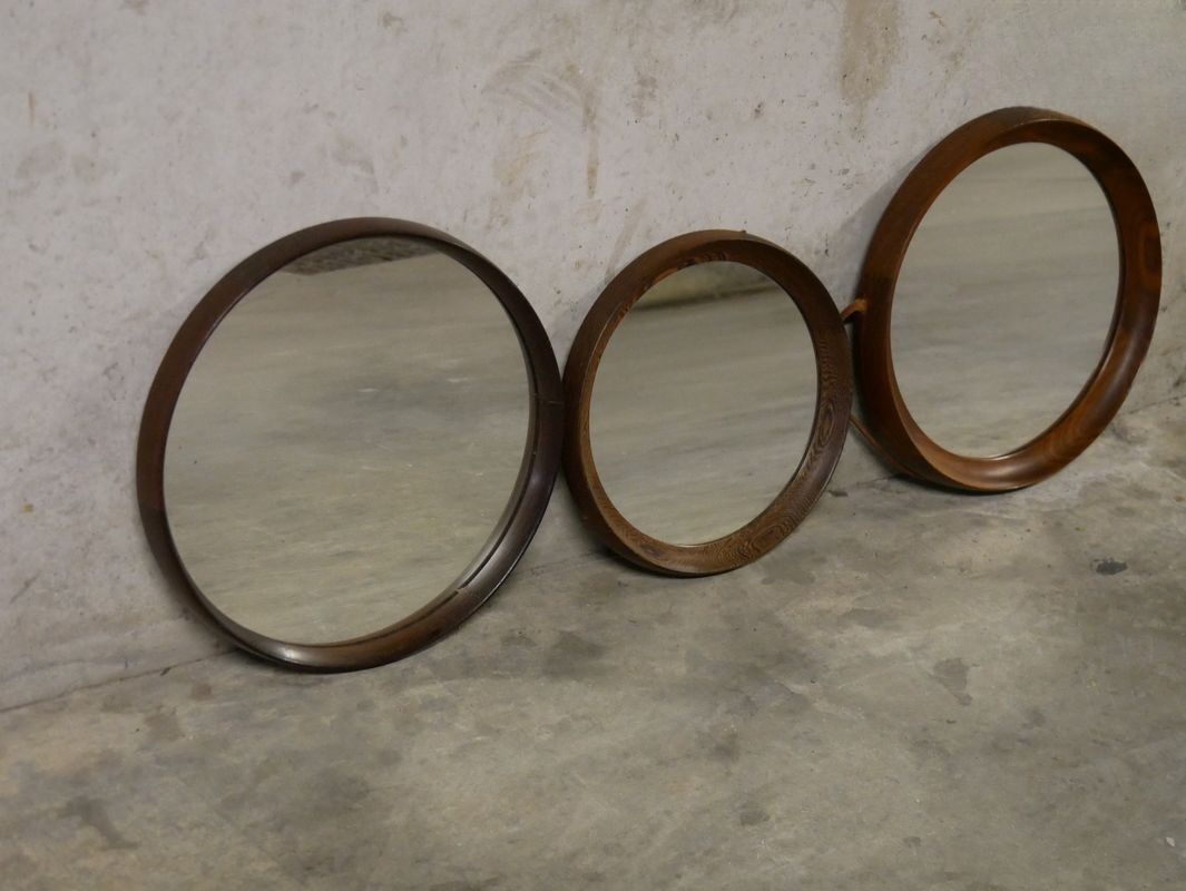 Scandinavian teak mirrors - Vintage 1960s