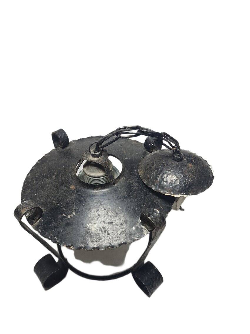 Brutalist pendant lamp, Poland, 1970s