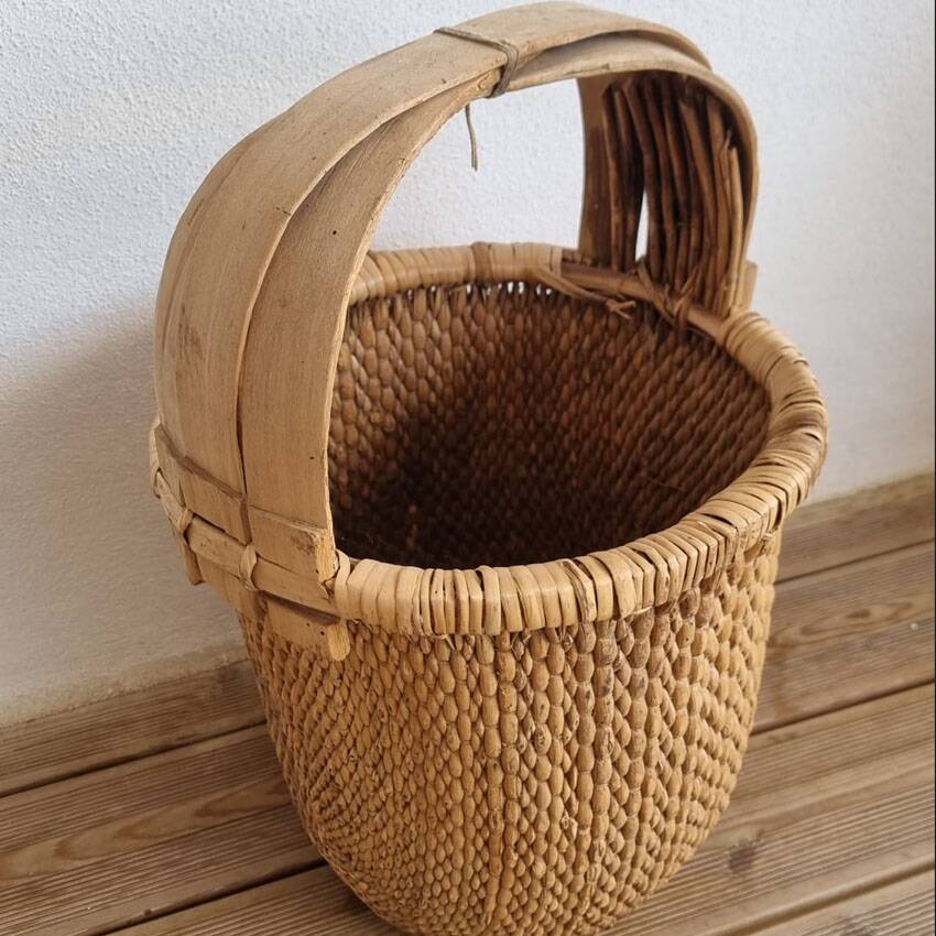 Old Chinese rice basket, Wabi Sabi