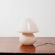 Coppia de lampes de table Murano champignon rose design des années 1970