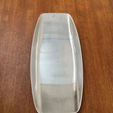 German Cromargan plate from the mid-century by WMF, 1960s.