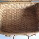 Suitcase round Wicker vintage