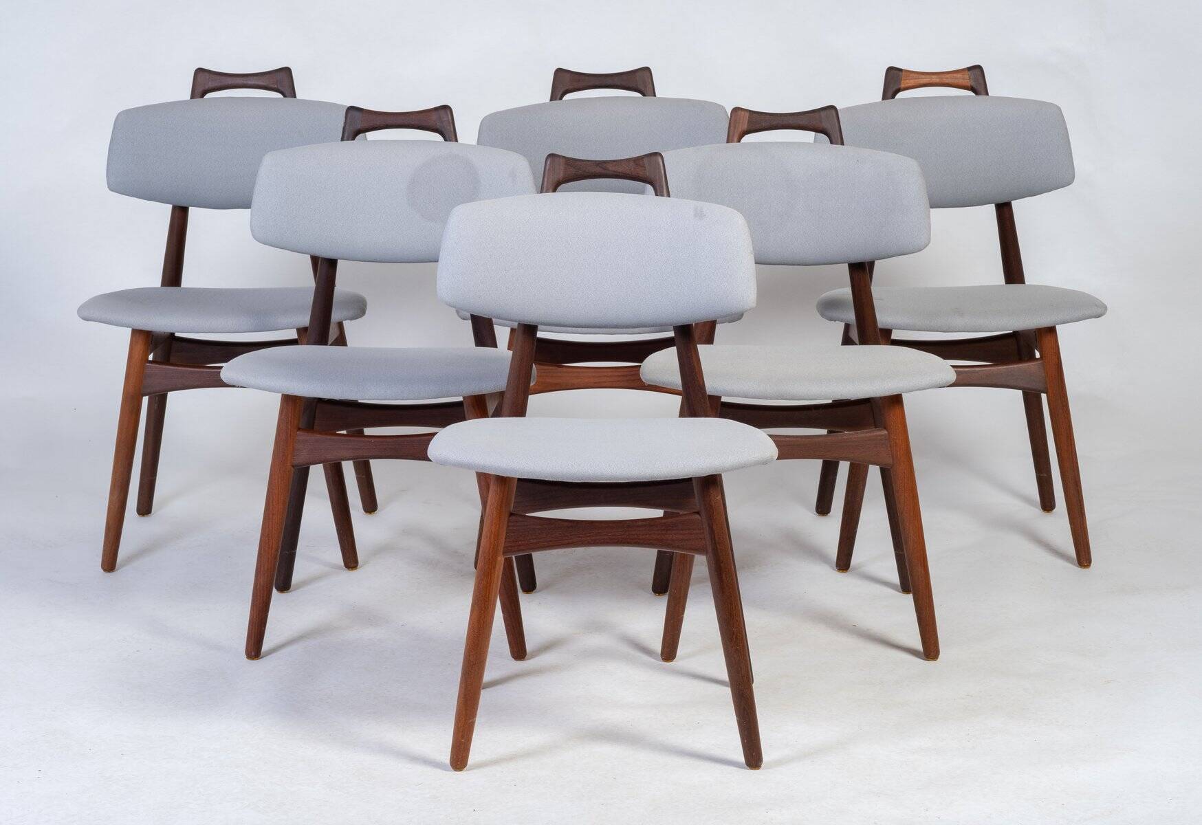 Teak Dining Chairs by Ib Kofoed Larsen, Denmark, 1960s, Set of 6
