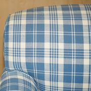 Signature Chelsea Armchair on Wheels with Twisted Armrests Large Model George Smith