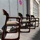 4 fauteuils vintage "Traîneau" de Baumann - années 1960