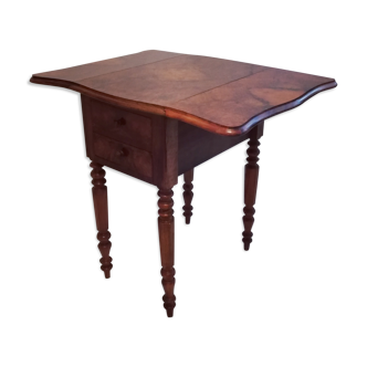 Table de chevet à volets rabats