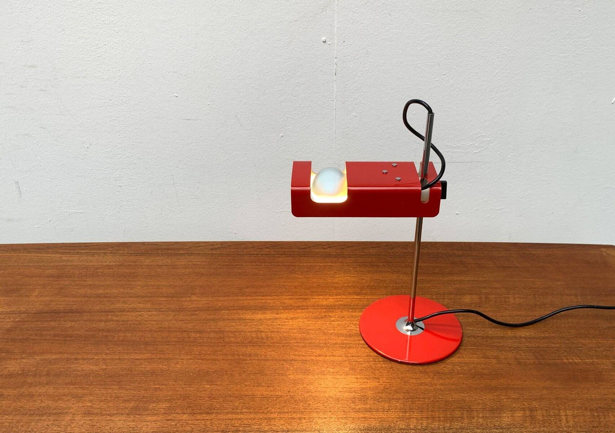 Mid-Century Italian Spider 291 Table Lamp by Joe Colombo for Oluce, 1960s
