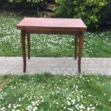 Dining table folding old rosewood from 2 to 6 people