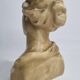 Bust of a young woman in Florentine style wax, 19 cm