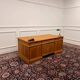 Large classic English desk with back panel