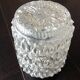 Glass ceiling light structured by RZB Leuchten, vintage 60/70s