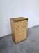 Woven wicker umbrella stand and brass Metal Linea Nova 1960