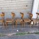 (Lot) 5 Anciennes Chaises Bistrot