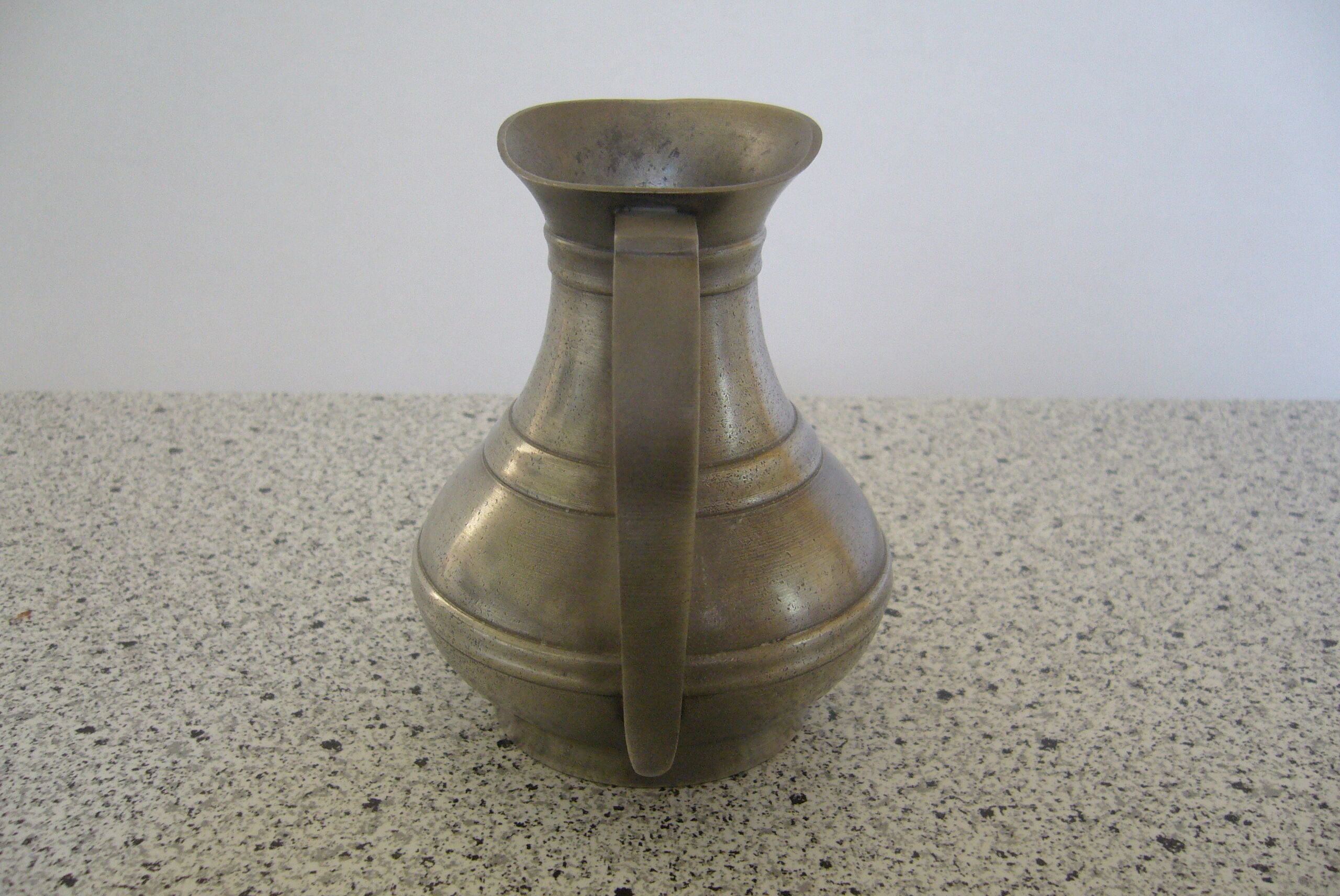 French Pewter Cream or Milk Pitcher