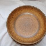 Set of 4 deep sandstone plates from Longchamp