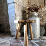 Renovated tripod farm stool