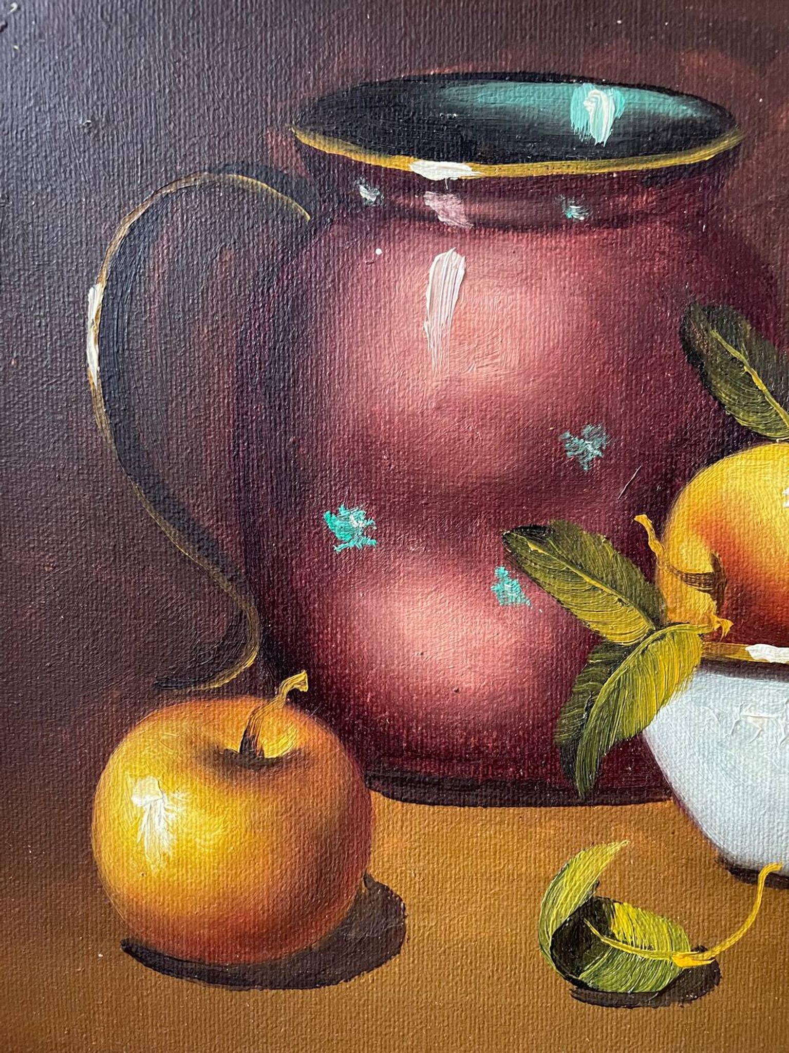 Oil on canvas signed Violette de Mazia