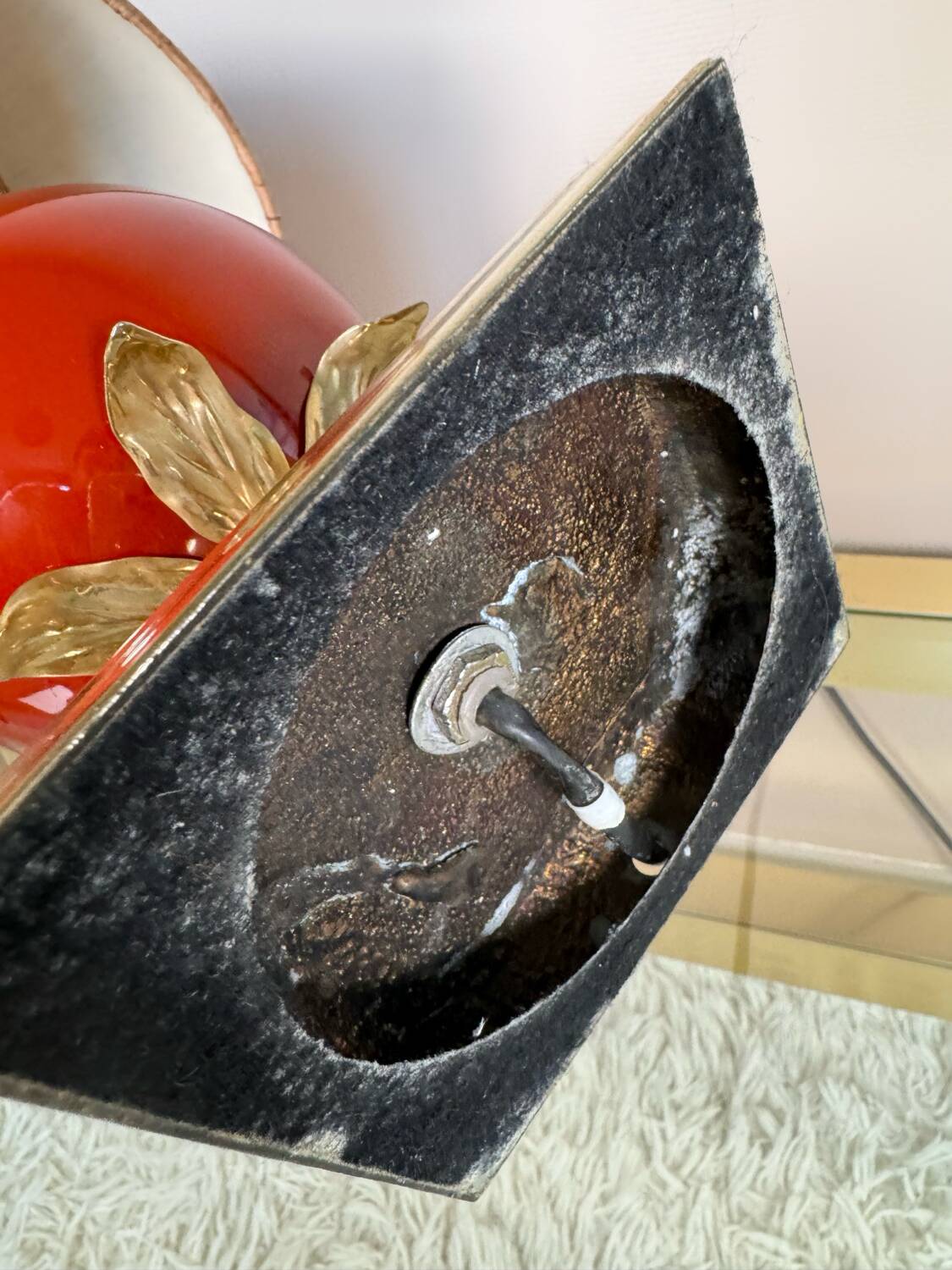 Le Dauphin egg lamp from the 70s