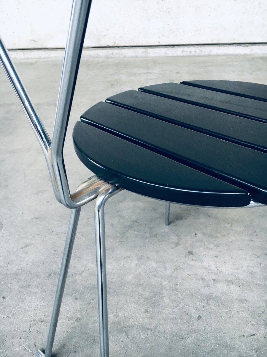 Mid-Century Modern Slender Design Chair, Italy, 1970s