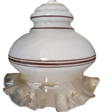 Mocha glass pendant light