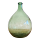 Antique green glass demijohn H30