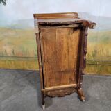 Louis XV low chest of drawers in solid cherry wood