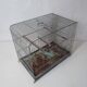 Old vintage mint green bird cage