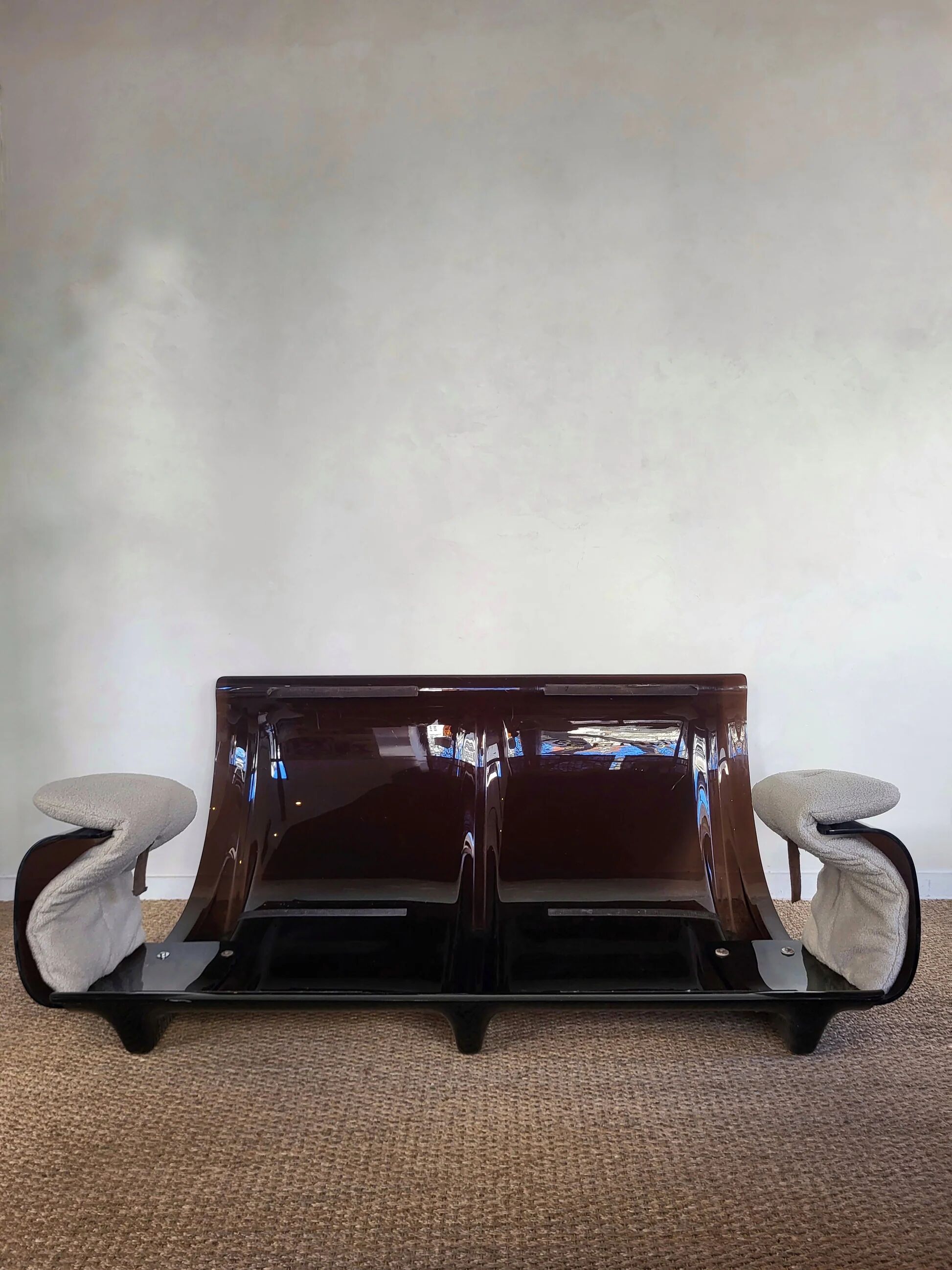 Marsala two-seater sofa