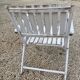 Fauteuil pliant de jardin à lattes de bois