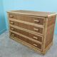Rattan and bamboo dresser