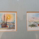 Miniature watercolors