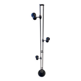Colonne de lumière orientable et ajustable 1980 pour massive