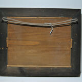 Painting landscape countryside farm Hery Yonne Bourgogne-Franche-Comté