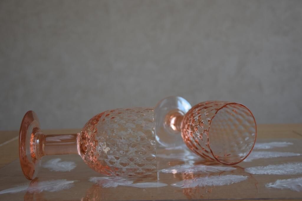 Pineapple shaped glasses 70s