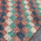 Moroccan boujad colorful rug - 135 x 241 cm