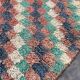 Moroccan boujad colorful rug - 135 x 241 cm