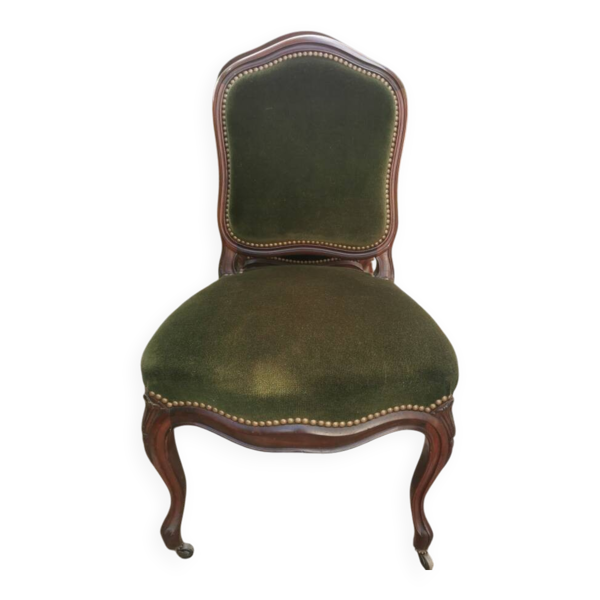 Chaise velours empire