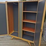 Oak and Rattan wardrobe