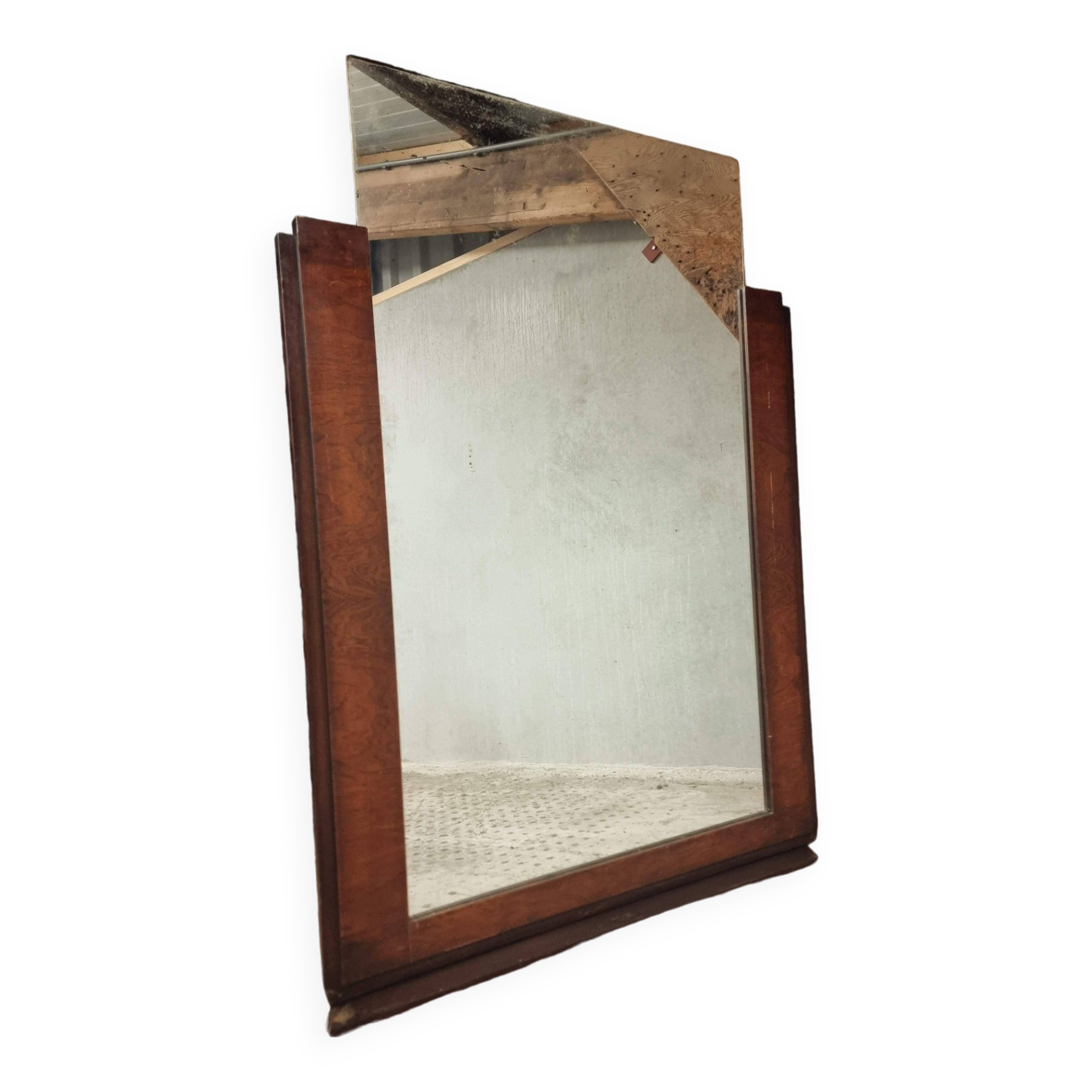 Antique Art Deco mirror 100 x 140 cm 1920