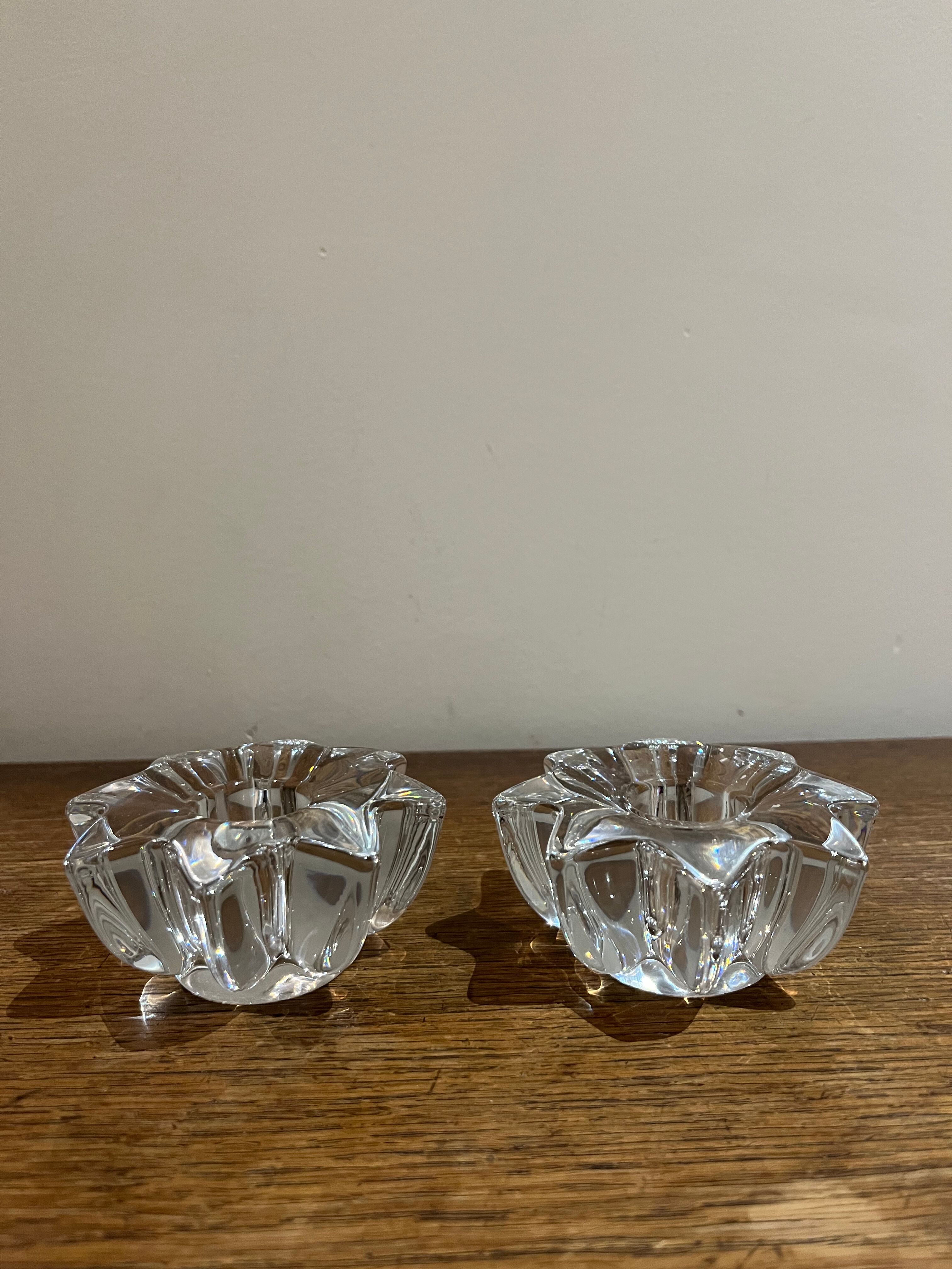 Davesn crystal star candle holders