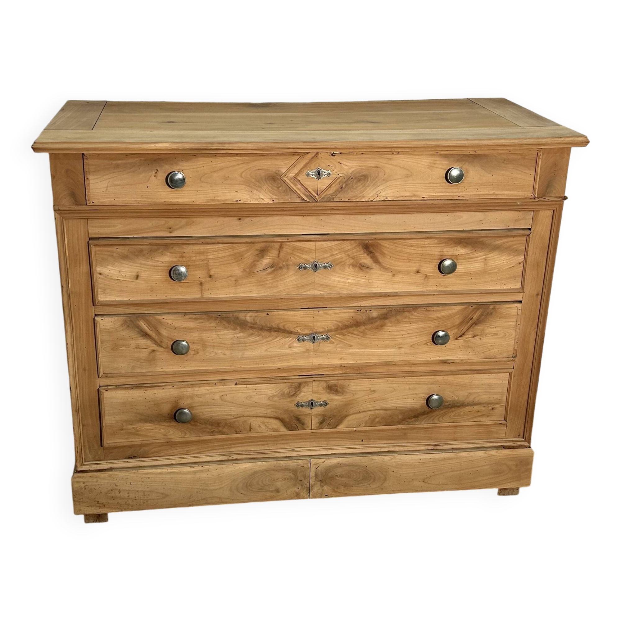Louis Philipe airbrushed chest of drawers with 5 drawers