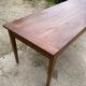 Farmhouse dining table in solid wood with 1 drawer, 1930, 209x80cm.