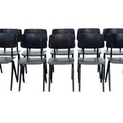 Galvanitas S16 School Chair Dining Chair Design Black Frame