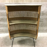 Vintage rattan counter bar